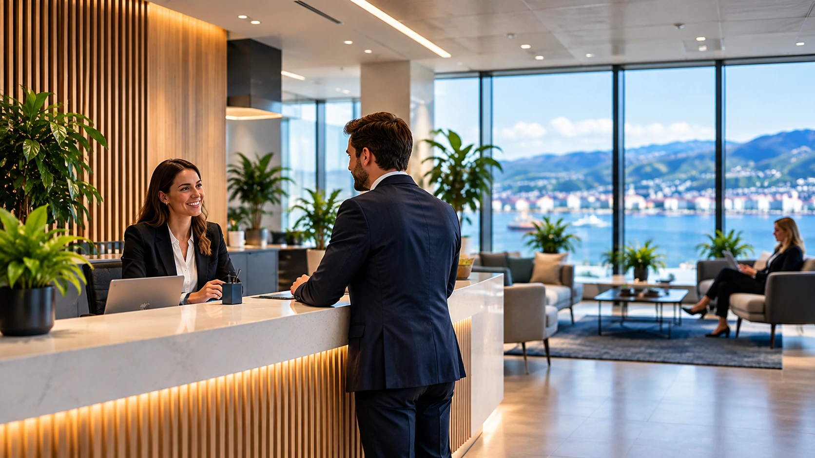 Illustrative reception and consultation setting in Norway